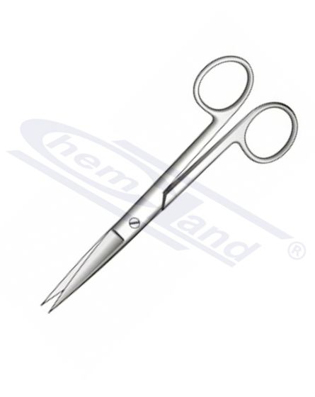 Pārziešanas šķēres asiem galiem S.S. garums 105 mm