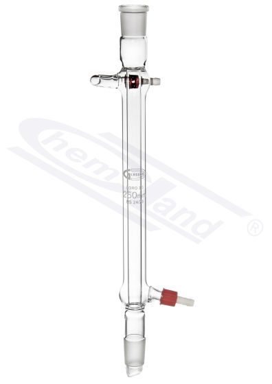 kondensators Liebig - ar plastmasas vītņsavienotāju PP 250 NS2x24/29