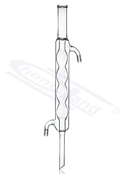 kondensators ar iekšējo spuldzes daļu Allihn bez ligzdas garums efektīvs 300 stikla savienotājs