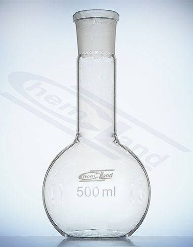 kolba ar plakanu dibenu un garu kakliņu 00250ml NS 29/32