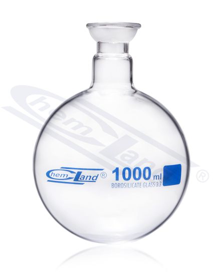 kolba ar apaļu dibenu 00500ml sfēriskā savienojuma 35 CHEMLAND NEW LINE
