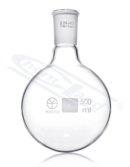 Kolba ar apaļo dibenu 00500ml malta 25/40 CHEMLAND