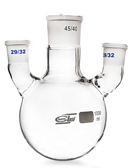 .sfēriska kolba. 4 kakliņi taisni 00500ml 29/29/29/29/29 DURAN - 7019293