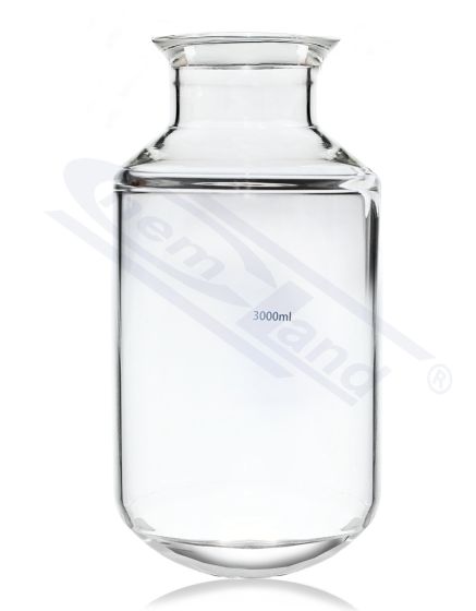 reakcijas kolba cilindriska 3000ml, atloks 100mm