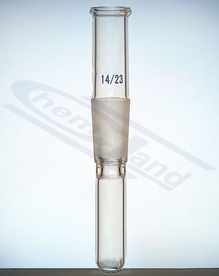 adapteris termometram - stikls ar NS 19/26 garums 040mm