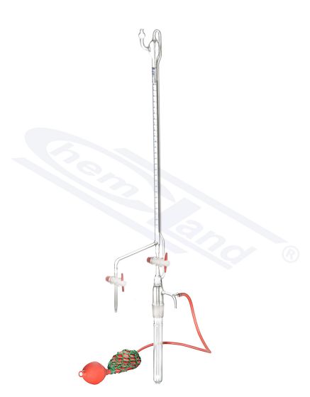 Granulu birete ar bumbuli CHEMLAND NEW LINE 2x PTFE 10 cl A 0,05 ar siksniņu