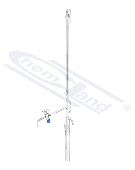 automātiskā birete saskaņā ar Pellet CZECH 1x.stopkrāns PTFE Schellbach sloksne 10 klase AS 0,02