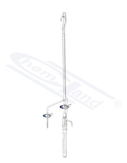 automātiskā birete saskaņā ar Pellet CZECH 2x.stopkrāns PTFE Schellbach sloksne 50 klase AS 0,1