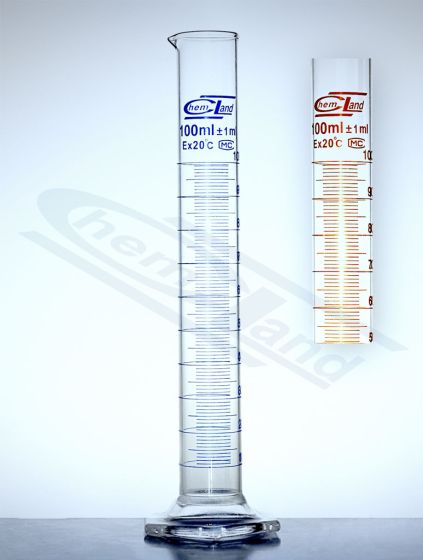 cilindrs cl.B brūns gradācija 0005 ml stikla sešstūrainais pamats