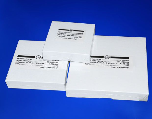 kvantitatīvie papīra apļi - lēni 185 FILTRAK 3.103.185