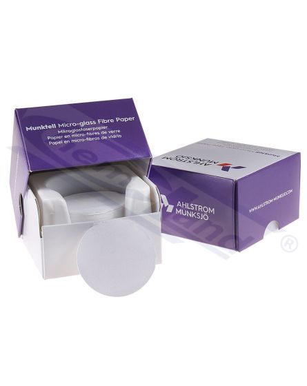 stikla mikrošķiedras filtri MGG Ahlstrom 150mm, kg=100gab.