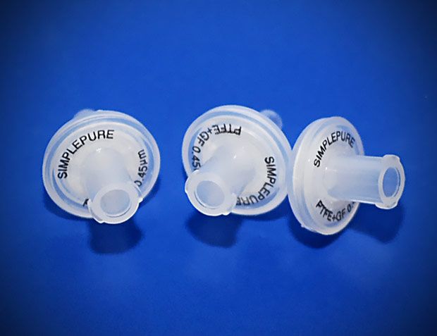 Šļirces filtrs (PREFILTR GF) PTFE 13mm 0,45um 1 gab.