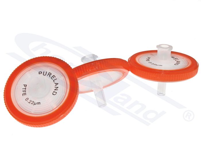 Šļirces filtrs PTFE hidrofīlais 33mm 0,22um 1 gab.